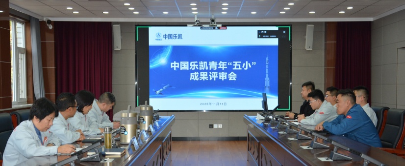 激揚(yáng)青春智造力！中國樂凱團(tuán)委召開青年&ldquo;五小&rdquo;成果評審會